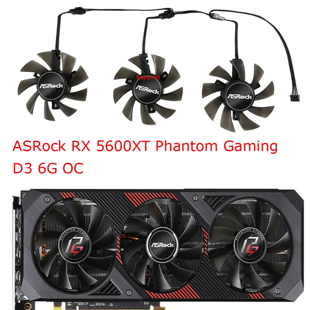 Lga1700 Itx Motherboard Ddr5 - 3ピース/セット,gpu vgaカード冷却ファン、ga81s2u、asrock rx 5700xt Challenger pro