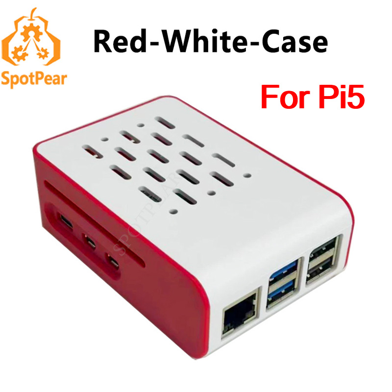 Raspberry Pi 5 8Gb Board - Raspberry Pi 5 赤白冷却ケース 公式アクティブクーラー用