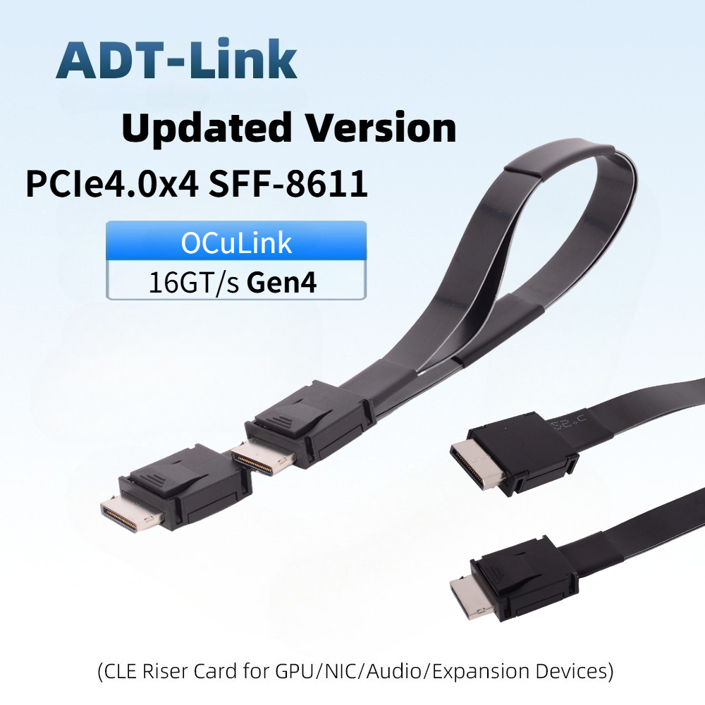 ADT-Link PCI-E 4.0 X4 SFF-8611 - Oculink Egpu Mini Pc のレビューと価格