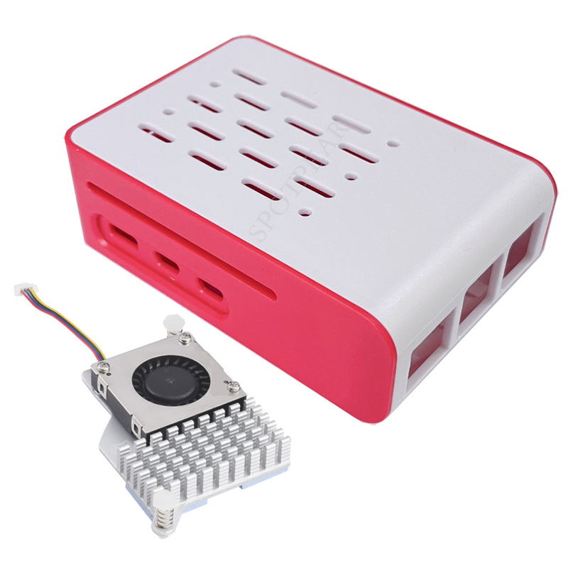 Raspberry Pi 5 赤白冷却ケース 公式アクティブ - Raspberry Pi 5 8Gb Board のレビューと価格
